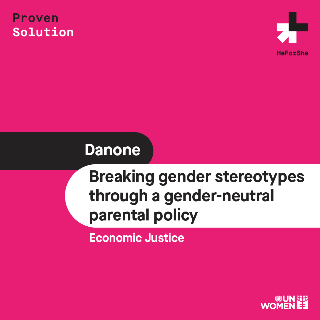 Image showing solution title of Breaking gender stereotypes through a gender-neutral parental policy