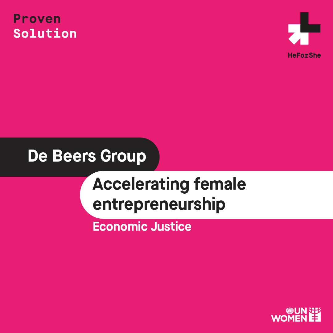 Image showing solution title of Accelerating Female Entrepreneurship