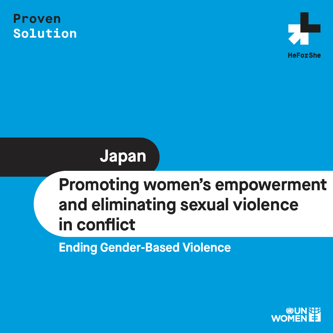 Image showing solution title of Promoting Women’s Empowerment and Eliminating Sexual Violence in Conflict