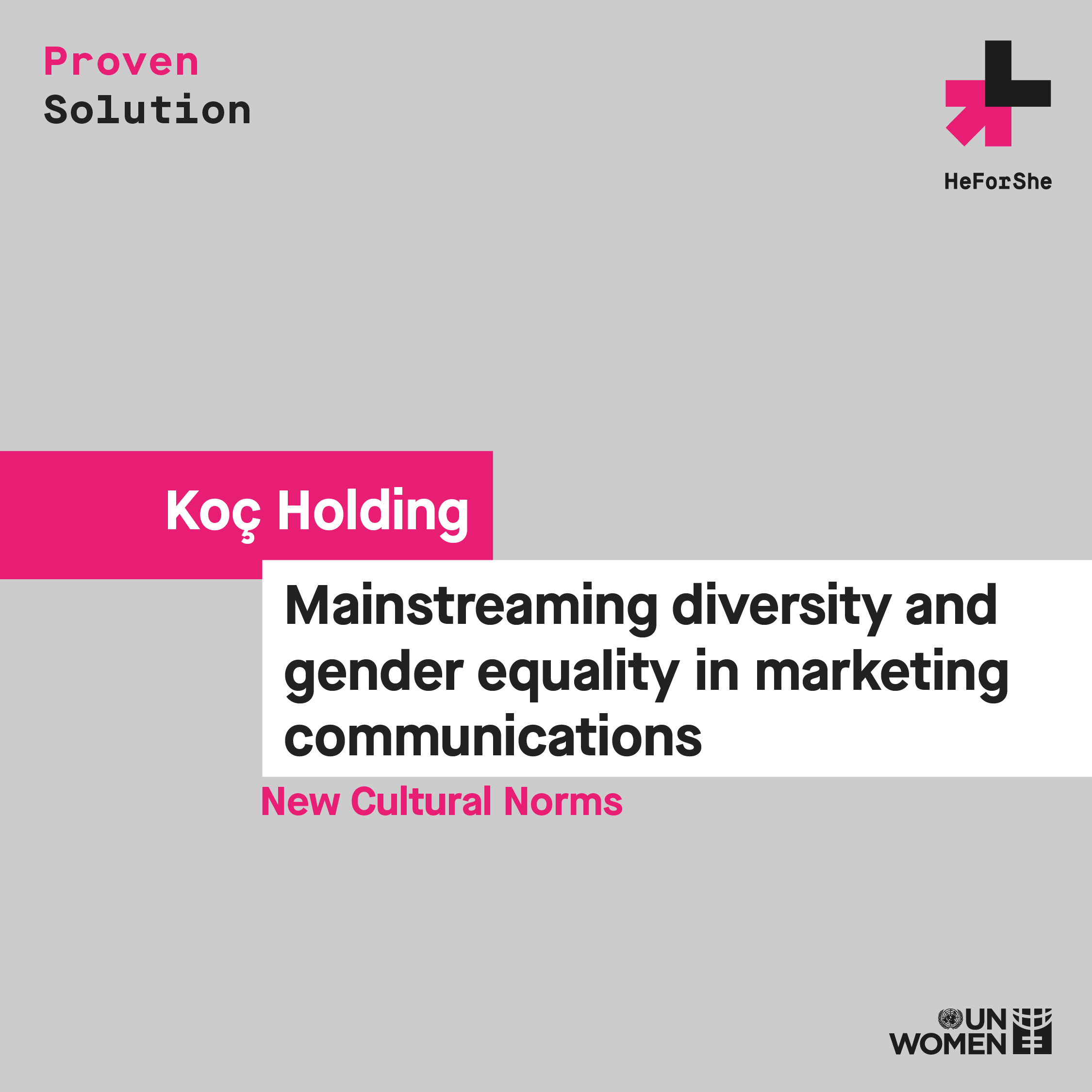 Image showing solution title of Mainstreaming Diversity and Gender Equality in Marketing Communications