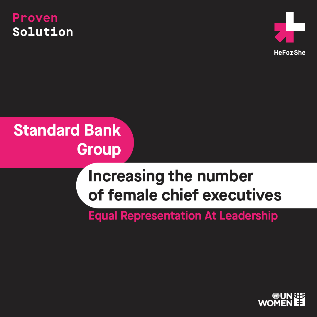 Image showing solution title of Increasing the Number of Female Chief Executives