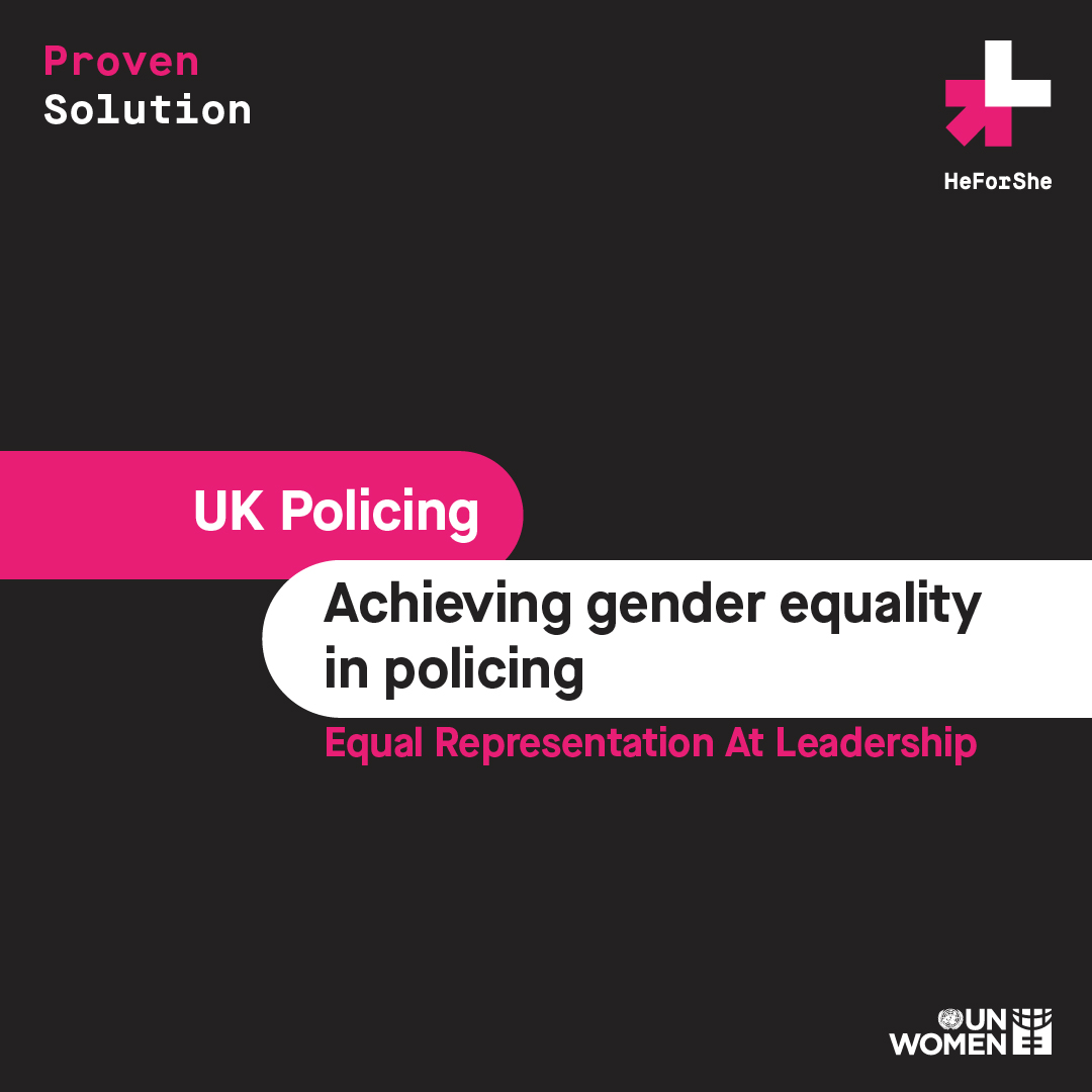 Image showing solution title of Achieving Gender Equality in Policing