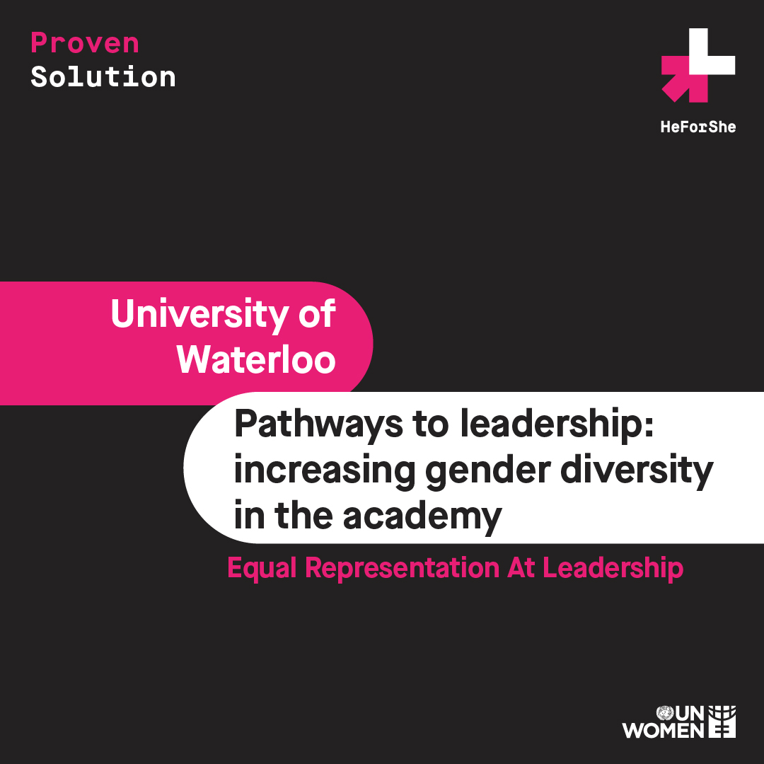 Image showing solution title of Pathways to Leadership: Increasing Gender Diversity in the Academy