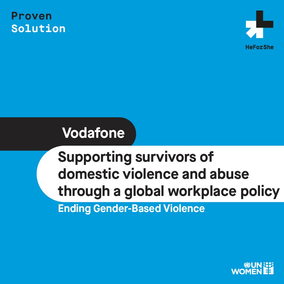 Image showing solution title of Supporting survivors of domestic violence and abuse through a global workplace policy