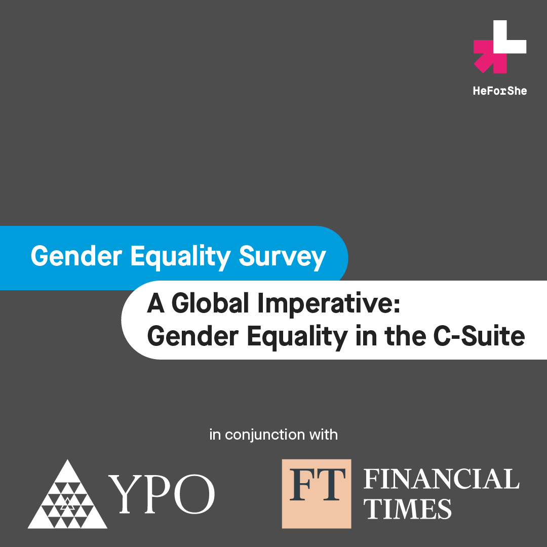 Image showing title of Gender Equality Survey - A Global Imperative: Gender Equality in the C-Suite