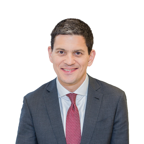 David Miliband, CEO & President, International Rescue Committee