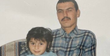 Eda Tuğsuz ve babası İbrahim Tuğsuz. Fotoğraf: Eda Tuğsuz